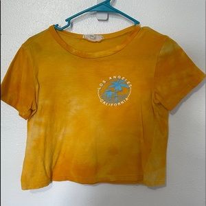 Los Angeles boxy cropped tee